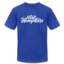 New Hampshire T-Shirt - Hand Lettered Unisex New Hampshire T Shirt - royal blue