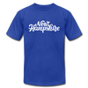 New Hampshire T-Shirt - Hand Lettered Unisex New Hampshire T Shirt - royal blue