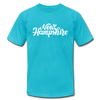 New Hampshire T-Shirt - Hand Lettered Unisex New Hampshire T Shirt - turquoise