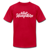 New Hampshire T-Shirt - Hand Lettered Unisex New Hampshire T Shirt - red