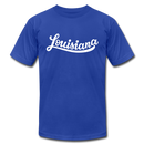 Louisiana T-Shirt - Hand Lettered Unisex Louisiana T Shirt - royal blue