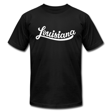 Louisiana T-Shirt - Hand Lettered Unisex Louisiana T Shirt - black