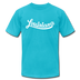 Louisiana T-Shirt - Hand Lettered Unisex Louisiana T Shirt - turquoise