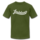 Louisiana T-Shirt - Hand Lettered Unisex Louisiana T Shirt - olive