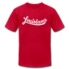 Louisiana T-Shirt - Hand Lettered Unisex Louisiana T Shirt - red