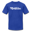 Montana T-Shirt - Hand Lettered Unisex Montana T Shirt - royal blue