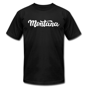 Montana T-Shirt - Hand Lettered Unisex Montana T Shirt - black