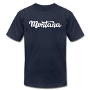 Montana T-Shirt - Hand Lettered Unisex Montana T Shirt - navy
