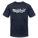 Maryland T-Shirt - Hand Lettered Unisex Maryland T Shirt - navy