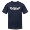 Maryland T-Shirt - Hand Lettered Unisex Maryland T Shirt - navy