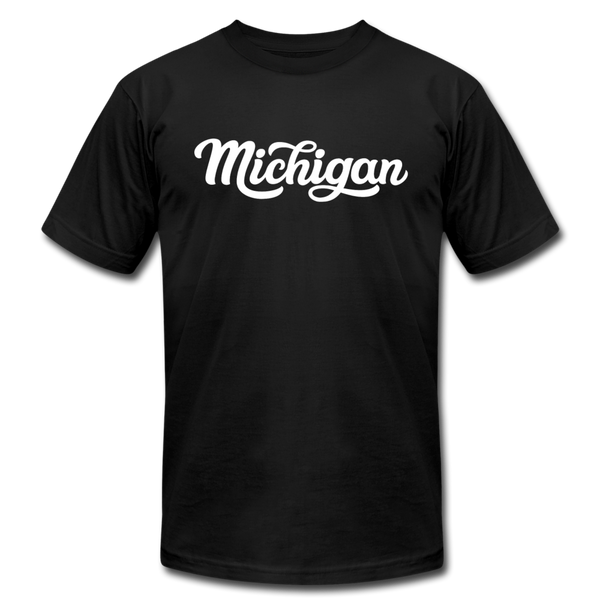 Michigan T-Shirt - Hand Lettered Unisex Michigan T Shirt - black