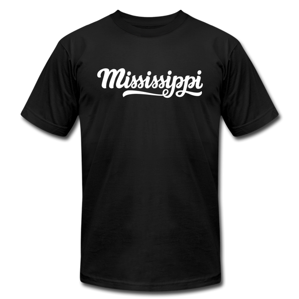 Mississippi T-Shirt - Hand Lettered Unisex Mississippi T Shirt - black