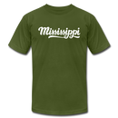 Mississippi T-Shirt - Hand Lettered Unisex Mississippi T Shirt - olive