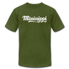 Mississippi T-Shirt - Hand Lettered Unisex Mississippi T Shirt - olive