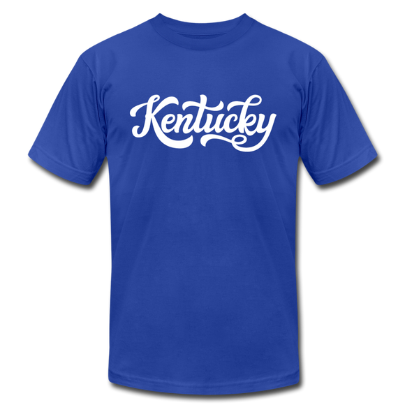 Kentucky T-Shirt - Hand Lettered Unisex Kentucky T Shirt - royal blue