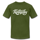 Kentucky T-Shirt - Hand Lettered Unisex Kentucky T Shirt - olive
