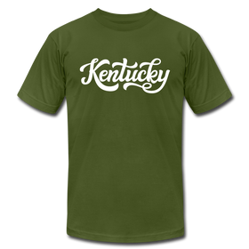 Kentucky T-Shirt - Hand Lettered Unisex Kentucky T Shirt - olive