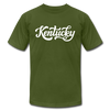Kentucky T-Shirt - Hand Lettered Unisex Kentucky T Shirt - olive