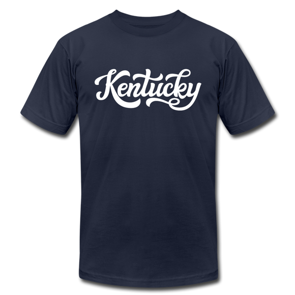 Kentucky T-Shirt - Hand Lettered Unisex Kentucky T Shirt - navy
