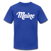 Maine T-Shirt - Hand Lettered Unisex Maine T Shirt - royal blue
