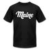 Maine T-Shirt - Hand Lettered Unisex Maine T Shirt - black