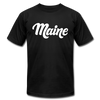 Maine T-Shirt - Hand Lettered Unisex Maine T Shirt - black