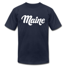 Maine T-Shirt - Hand Lettered Unisex Maine T Shirt - navy