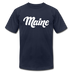 Maine T-Shirt - Hand Lettered Unisex Maine T Shirt - navy