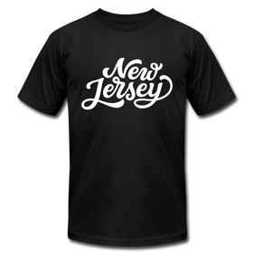New Jersey T-Shirt - Hand Lettered Unisex New Jersey T Shirt - black