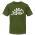 New Jersey T-Shirt - Hand Lettered Unisex New Jersey T Shirt - olive