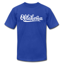 Oklahoma T-Shirt - Hand Lettered Unisex Oklahoma T Shirt - royal blue