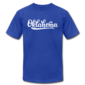 Oklahoma T-Shirt - Hand Lettered Unisex Oklahoma T Shirt - royal blue