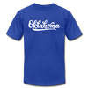 Oklahoma T-Shirt - Hand Lettered Unisex Oklahoma T Shirt - royal blue