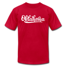Oklahoma T-Shirt - Hand Lettered Unisex Oklahoma T Shirt - red