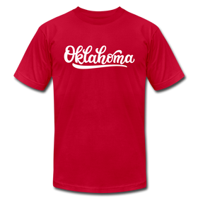 Oklahoma T-Shirt - Hand Lettered Unisex Oklahoma T Shirt - red
