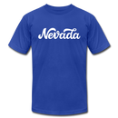 Nevada T-Shirt - Hand Lettered Unisex Nevada T Shirt - royal blue