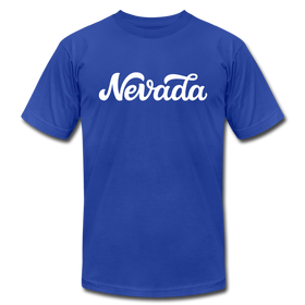 Nevada T-Shirt - Hand Lettered Unisex Nevada T Shirt - royal blue