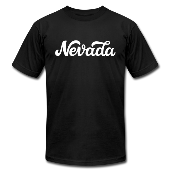 Nevada T-Shirt - Hand Lettered Unisex Nevada T Shirt - black