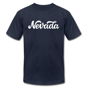 Nevada T-Shirt - Hand Lettered Unisex Nevada T Shirt - navy