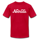 Nevada T-Shirt - Hand Lettered Unisex Nevada T Shirt - red