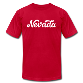 Nevada T-Shirt - Hand Lettered Unisex Nevada T Shirt - red