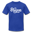 Oregon T-Shirt - Hand Lettered Unisex Oregon T Shirt - royal blue