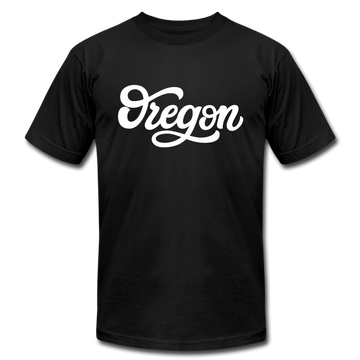 Oregon T-Shirt - Hand Lettered Unisex Oregon T Shirt - black
