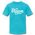 Oregon T-Shirt - Hand Lettered Unisex Oregon T Shirt - turquoise