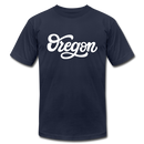 Oregon T-Shirt - Hand Lettered Unisex Oregon T Shirt - navy