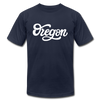 Oregon T-Shirt - Hand Lettered Unisex Oregon T Shirt - navy