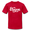 Oregon T-Shirt - Hand Lettered Unisex Oregon T Shirt - red