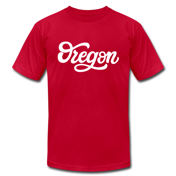 Oregon T-Shirt - Hand Lettered Unisex Oregon T Shirt - red