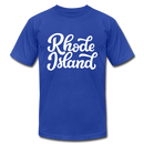 Rhode Island T-Shirt - Hand Lettered Unisex Rhode Island T Shirt - royal blue