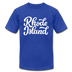 Rhode Island T-Shirt - Hand Lettered Unisex Rhode Island T Shirt - royal blue